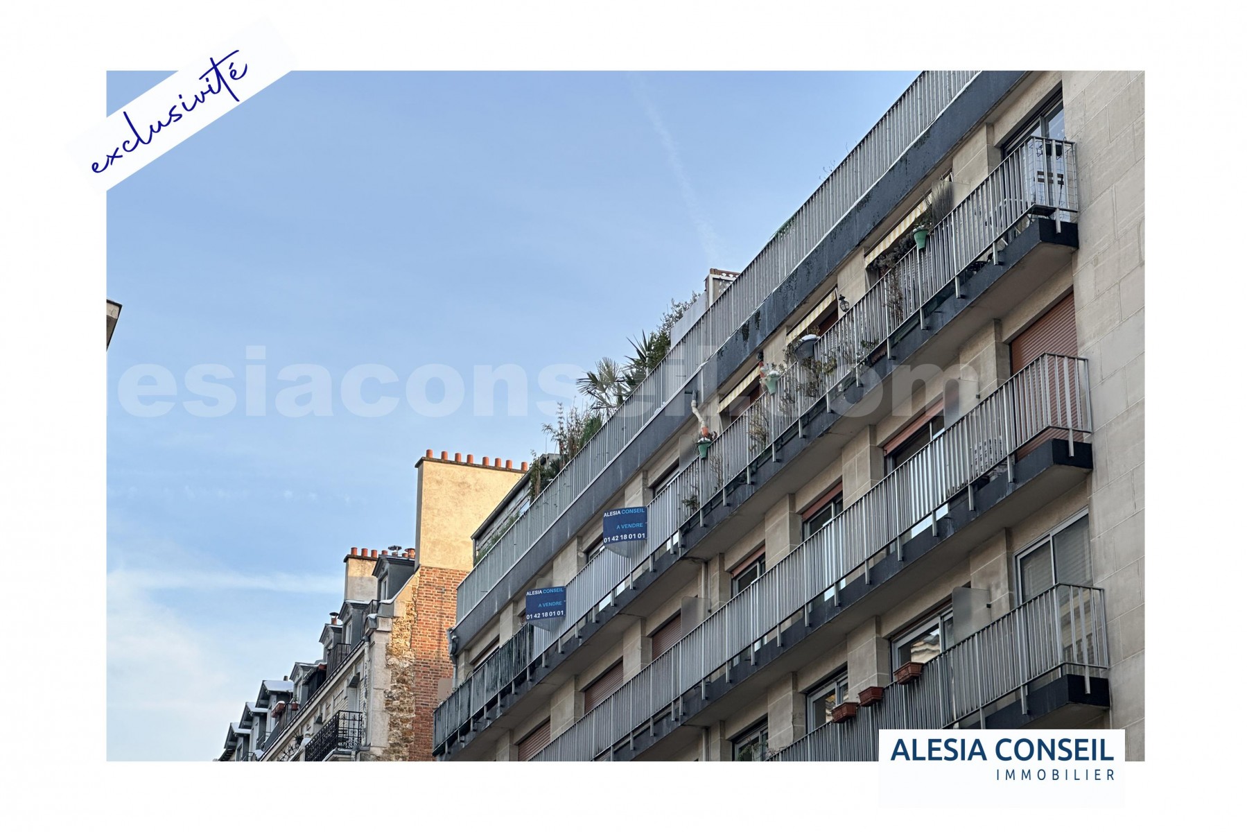 Appartement 3 Pièce(s) PARIS 14EME ARR.