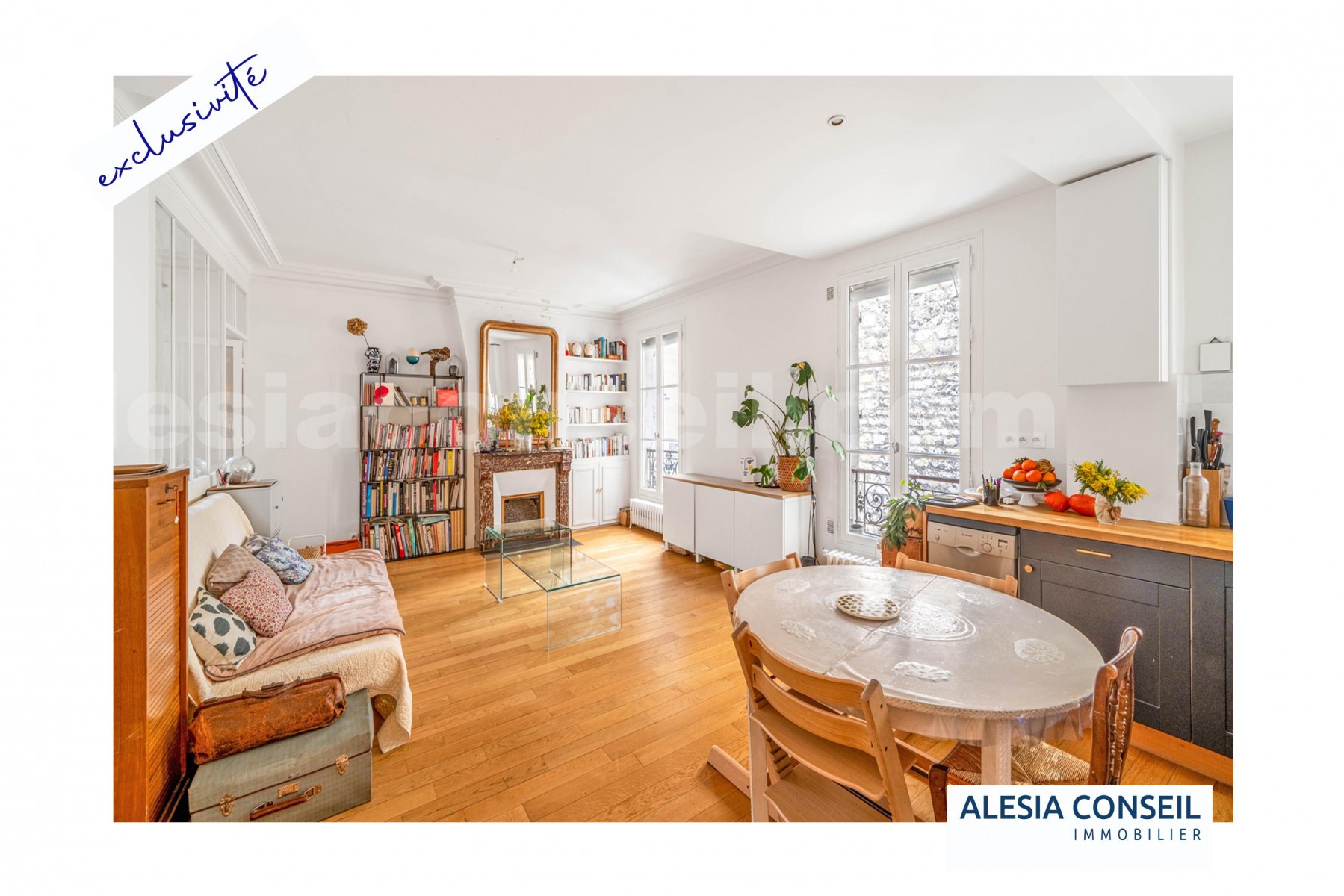 Appartement 3 Pièce(s) PARIS 14EME ARR.